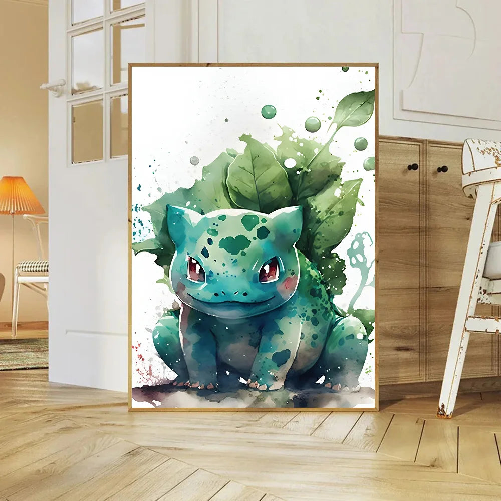 Poster Pokemon Style Peinture