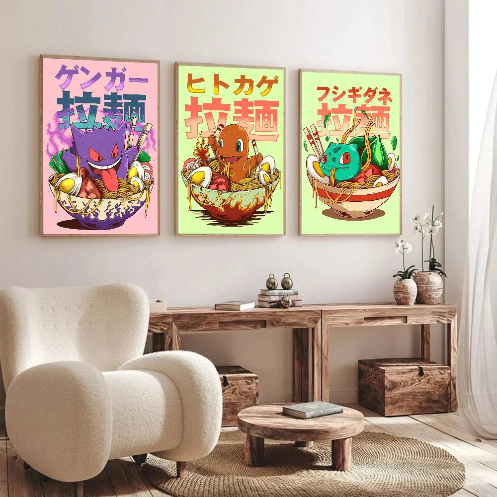 Poster Pokemon Stylisé
