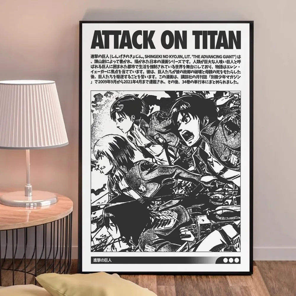 Poster Attaque Des Titans